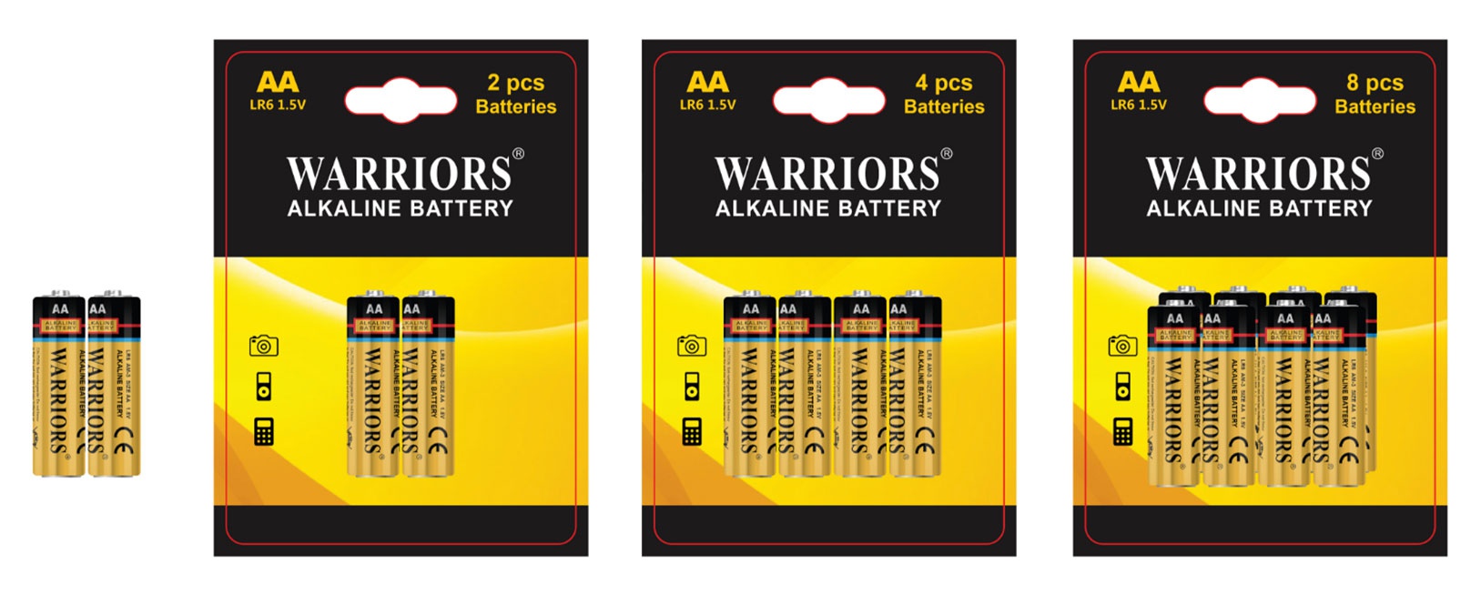 Wholesale 1.5V Environmentally Friendly Alkaline Batteries