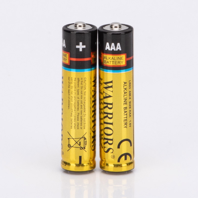 Mercury Free and Leak Proof AAA LR03 Alkaline Batteries